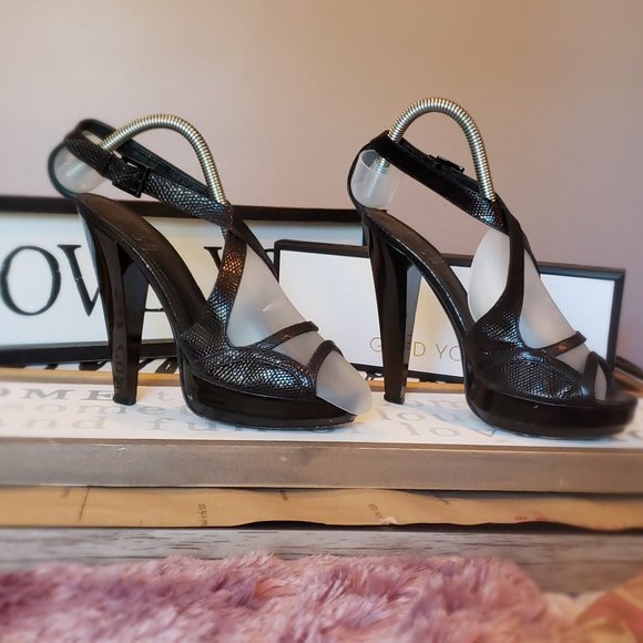 Burberry Python🔥5" Platform Heels - Picture 16 of 16